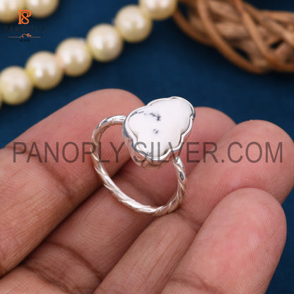 Dendrite Twist Band 925 Quality Silver Cloud Rings For Girls