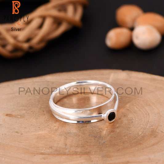 925 Sterling Silver Genuine Black Onyx Rings