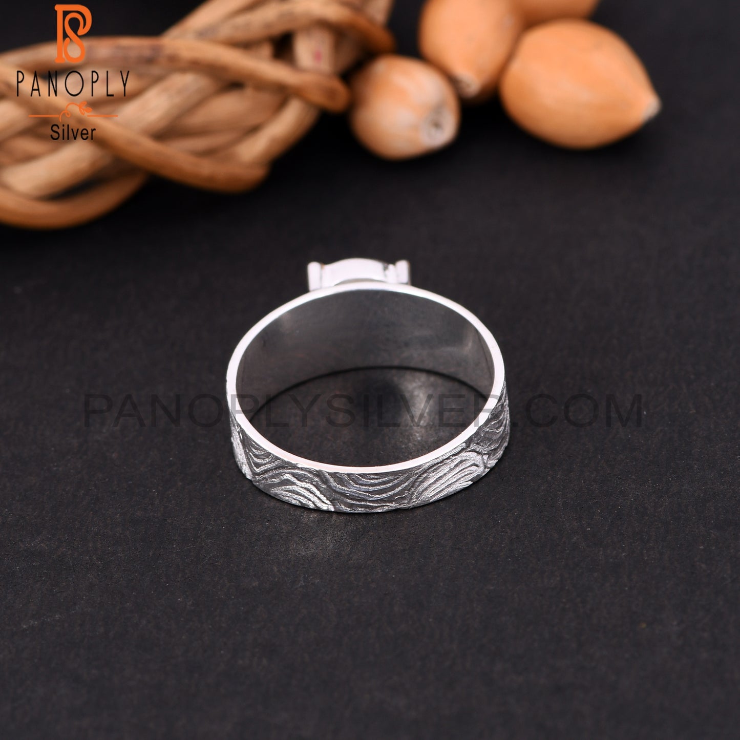 925 Quality Silver Dom Band Rings For Mens