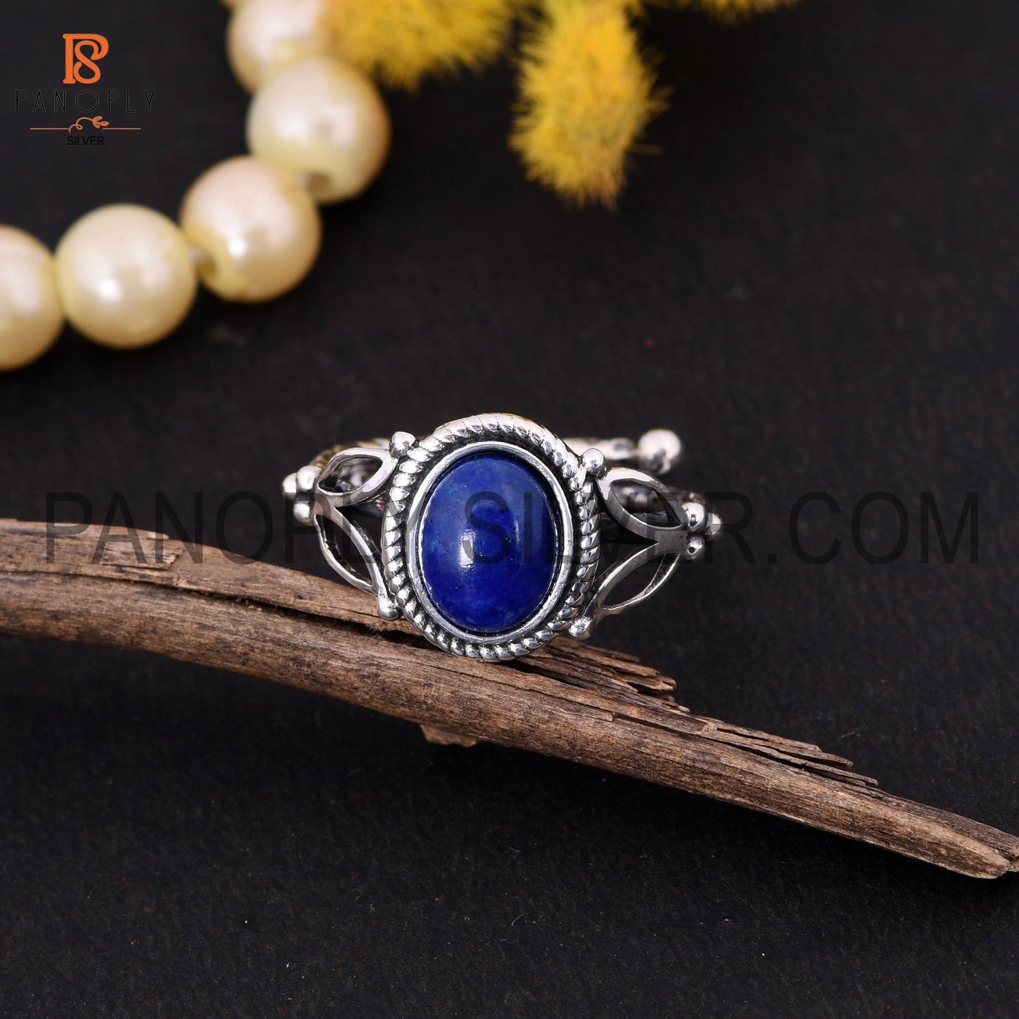 Lapis Lazuli  December Birthstone dainty Ring Gift For Her