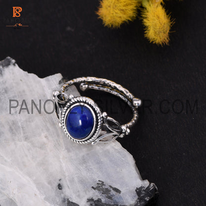 Lapis Lazuli  December Birthstone dainty Ring Gift For Her