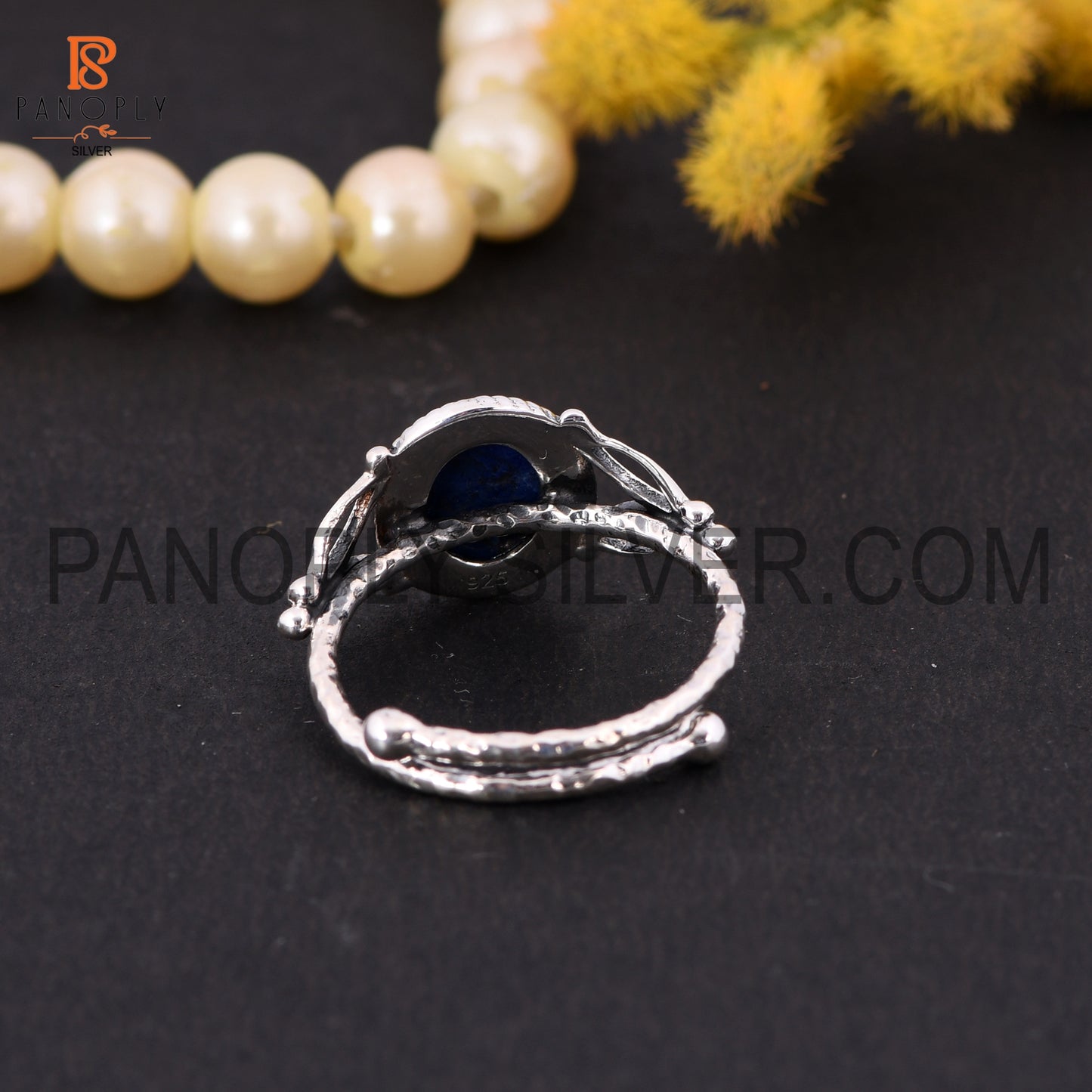 Lapis Lazuli  December Birthstone dainty Ring Gift For Her