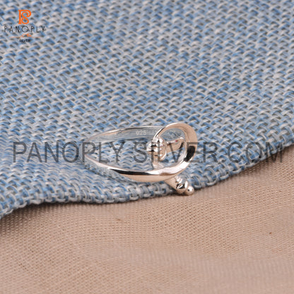 925 Sterling Silver knot Stacking Rings