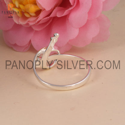 925 Sterling Silver knot Stacking Rings
