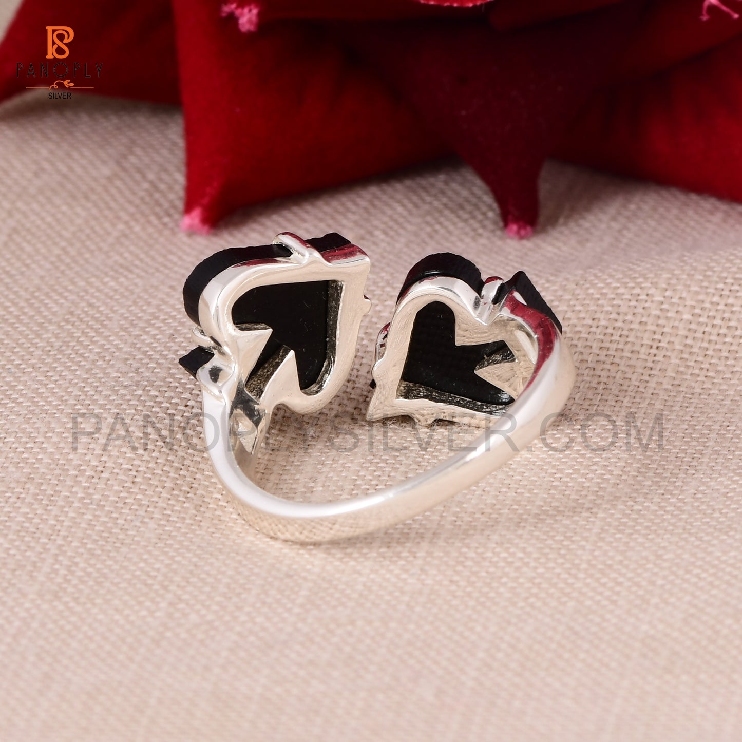 Gambling Casino Jewelry, Ace of Spades Ring for Men And Women