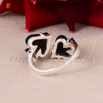 Gambling Casino Jewelry, Ace of Spades Ring for Men And Women