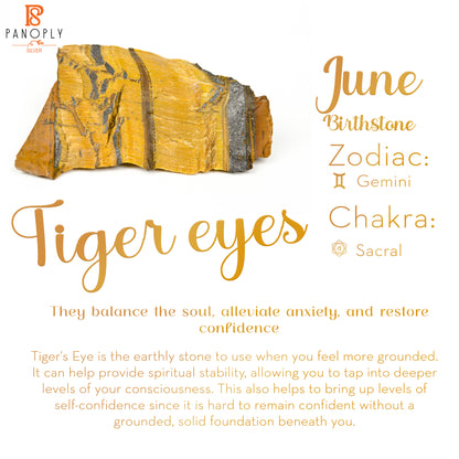 Tiger Eye Yellow Sunflower 925 Silver Leaf Ring