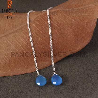 Threaded 14K Gold Plated 925 Sterling Silver Earrings