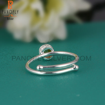 Citrine 925 Sterling Silver Ring Gift For Her