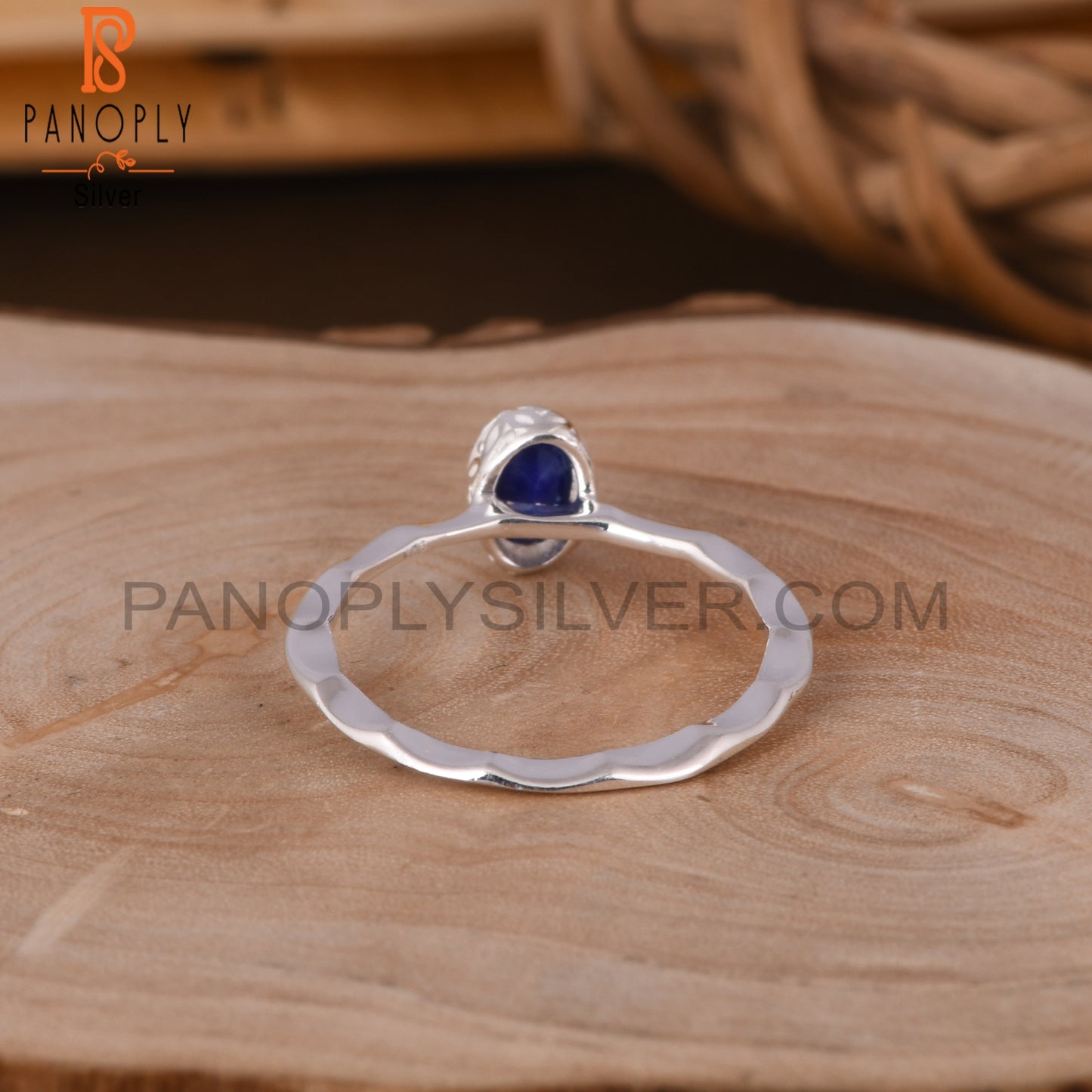 Lapis Oval 925 Sterling Silver Ring
