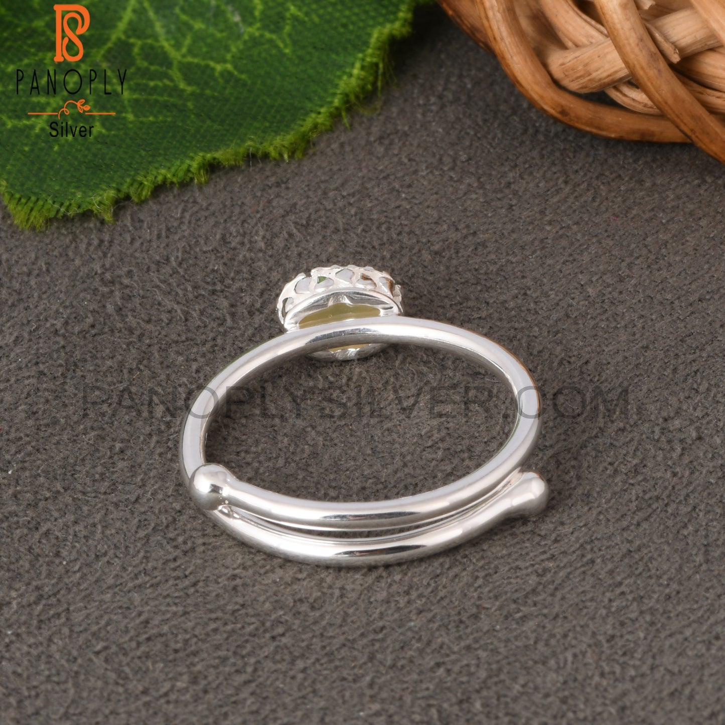 Ethiopian Opal Oval 925 Silver Ring