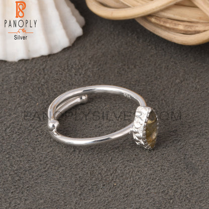 Labradorite Marquise Shape 925 Sterling Silver Ring