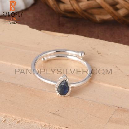 Kyanite Pear Shape 925 Sterling Silver Ring