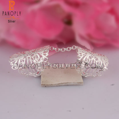 Handmade Mandala 925 Stamp Sterling Silver Knuckle Ring