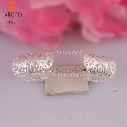 Handmade Mandala 925 Stamp Sterling Silver Knuckle Ring