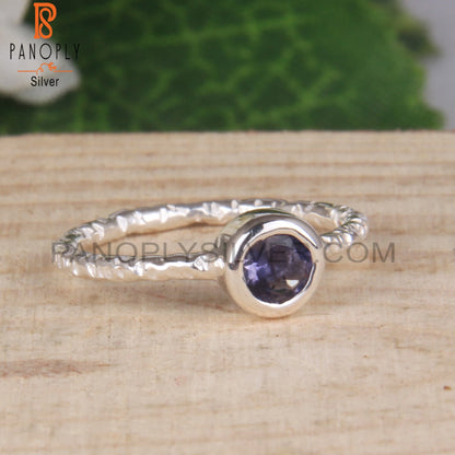 Iolite 925 Silver Ring For Gift On Birthday