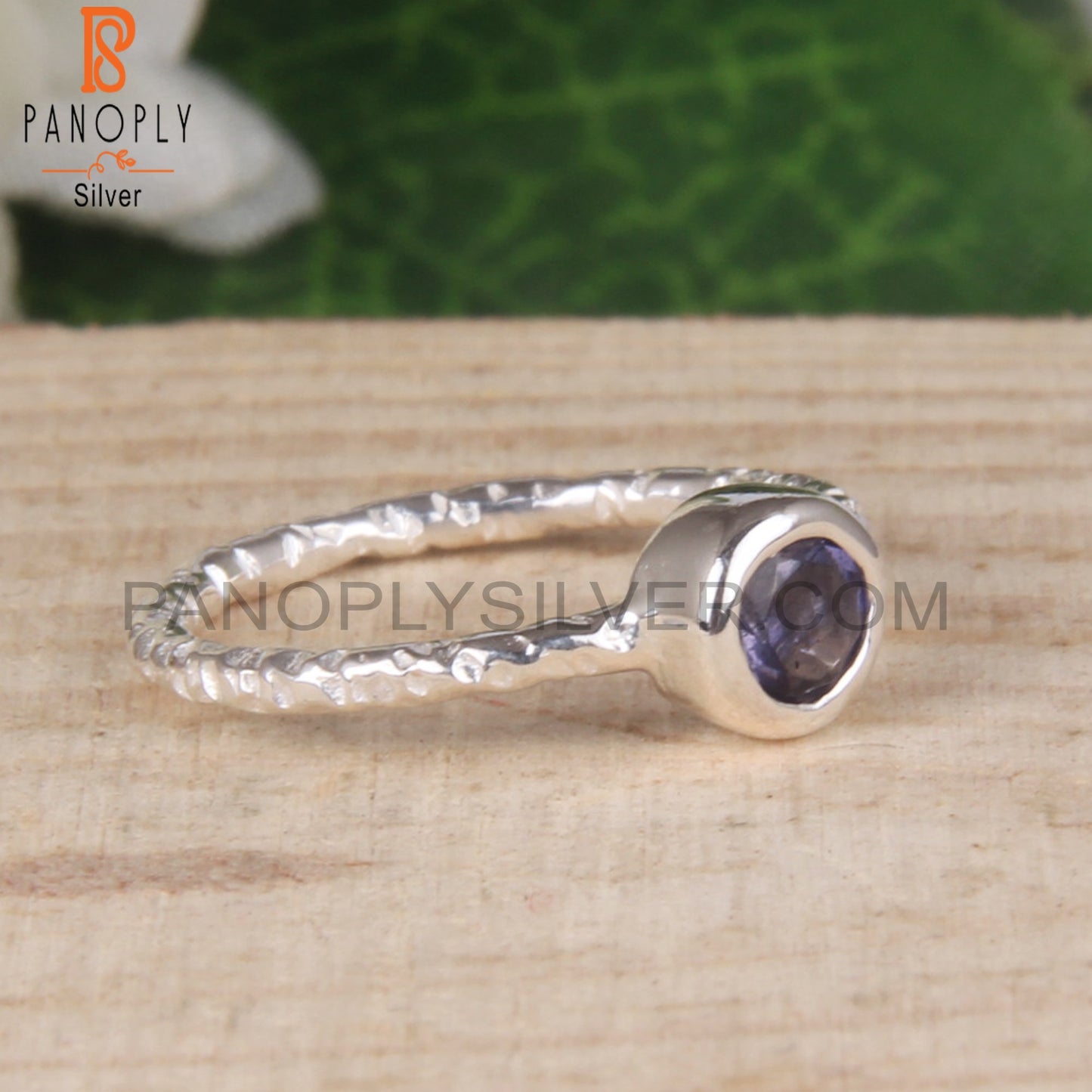Iolite 925 Silver Ring For Gift On Birthday
