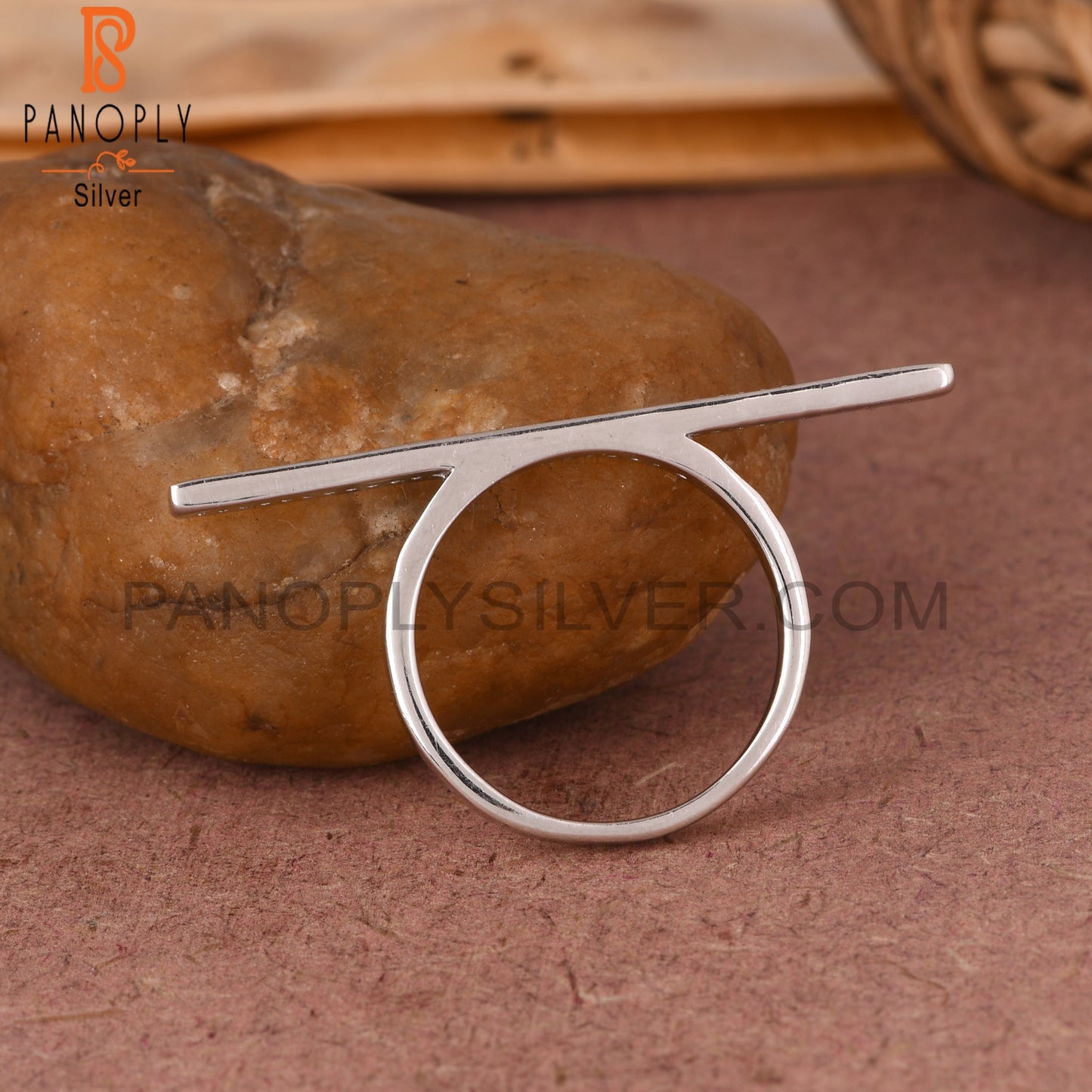 Diamond Round 925 Sterling Silver Ring
