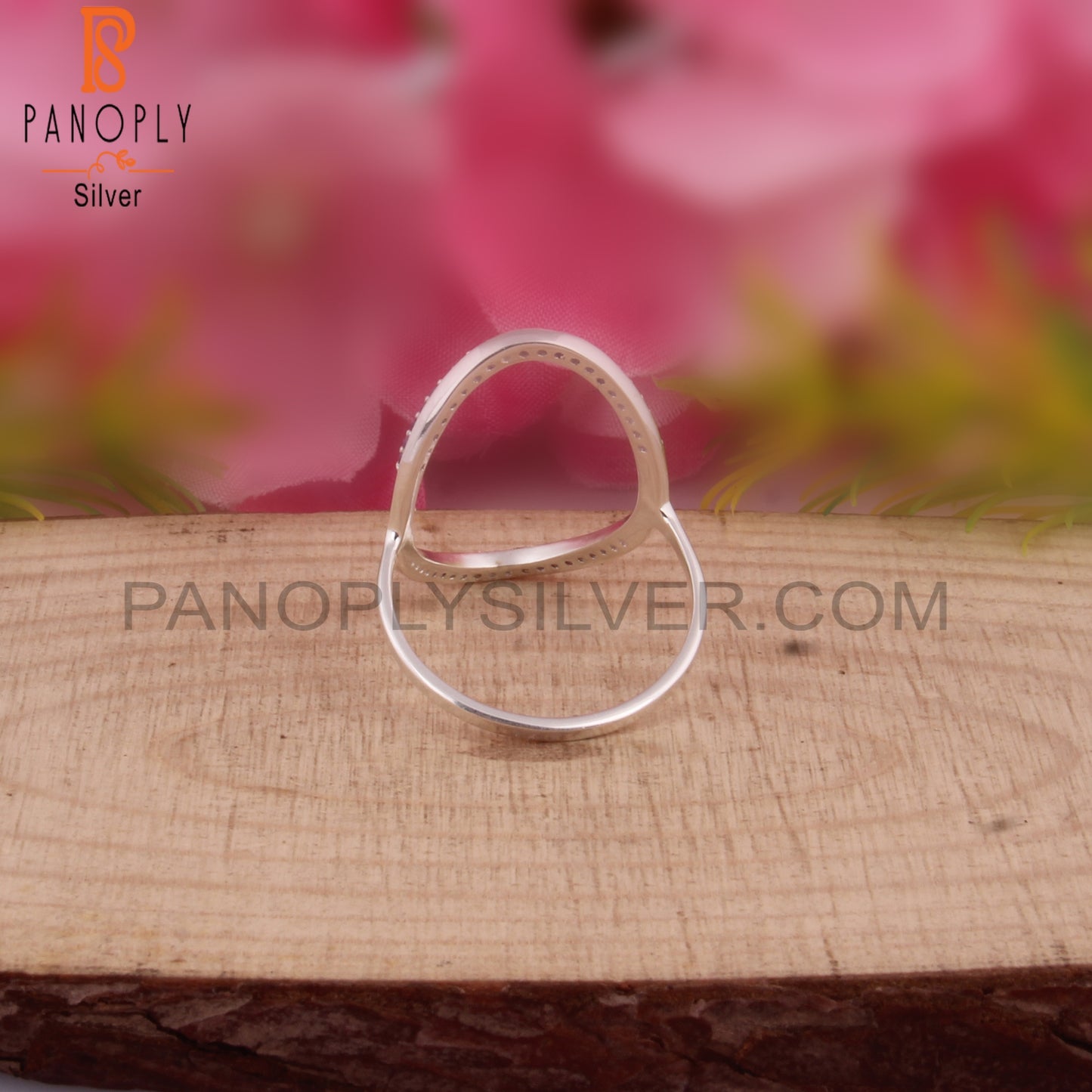 Amethyst Round Shape 925 Sterling Silver Cocktail Ring