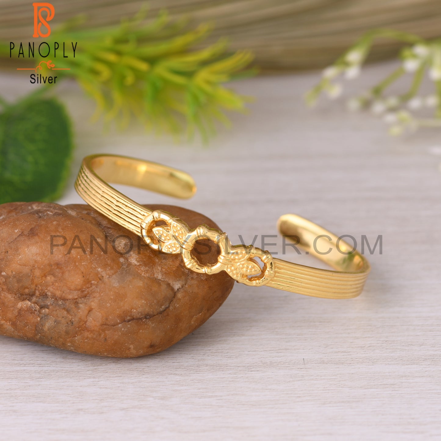 Gold 925 Sterling Silver Bracelet