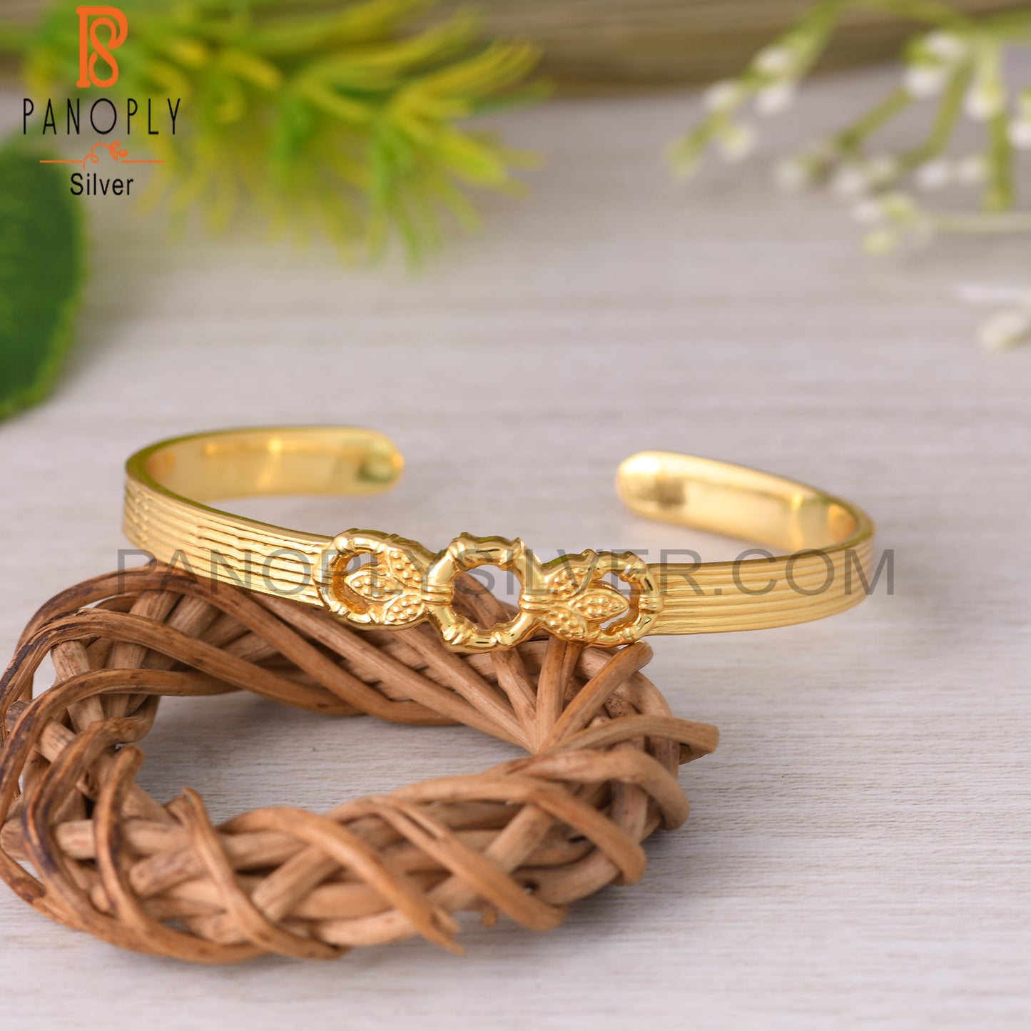 Gold 925 Sterling Silver Bracelet
