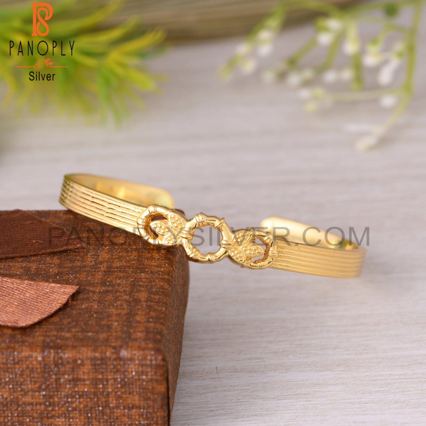 Gold 925 Sterling Silver Bracelet