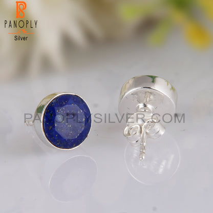 Lapis Lazuli 925 Sterling Silver Earrings For Girls