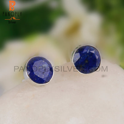 Lapis Lazuli 925 Sterling Silver Earrings For Girls