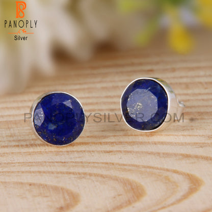 Lapis Lazuli 925 Sterling Silver Earrings For Girls
