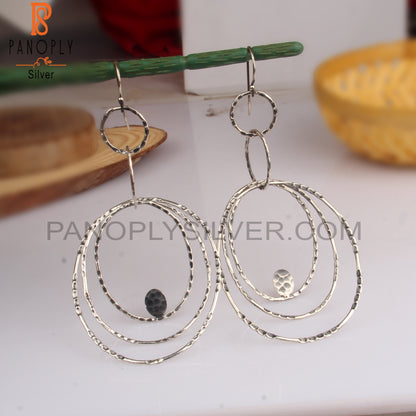 Round 925 Sterling Silver Earrings