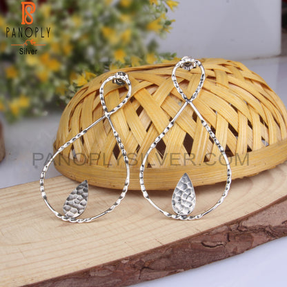 Geometric 925 Sterling Silver Earrings