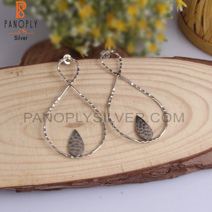 Geometric 925 Sterling Silver Earrings