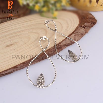 Geometric 925 Sterling Silver Earrings