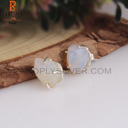 Ethiopian Opal Rough 925 Sterling Silver Earrings