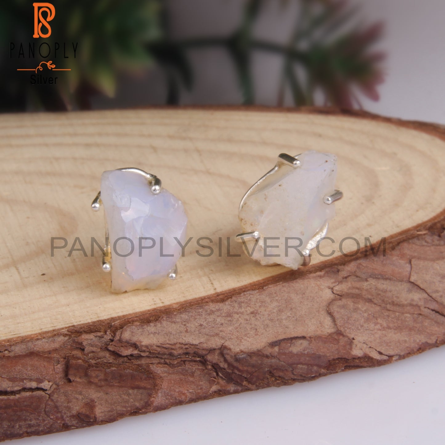 Ethiopian Opal Rough 925 Sterling Silver Earrings