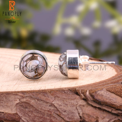Mojave Copper Ethiopian Opal 925 Sterling Silver Earrings