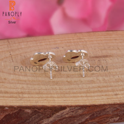 Garnet Marquise 925 Sterling Silver Earrings