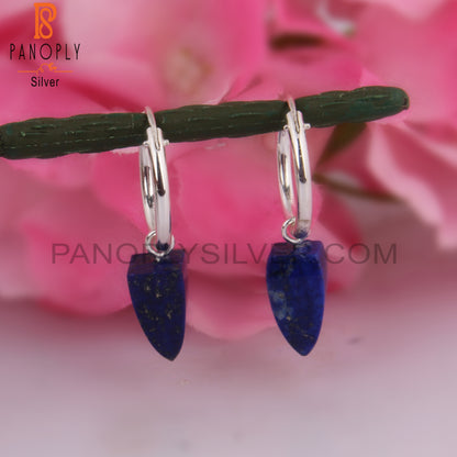 Lapis 925 Sterling Silver Drop Earrings