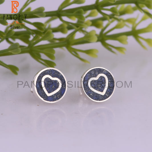 Lapis 925 Sterling Silver Handmade Gift Earrings