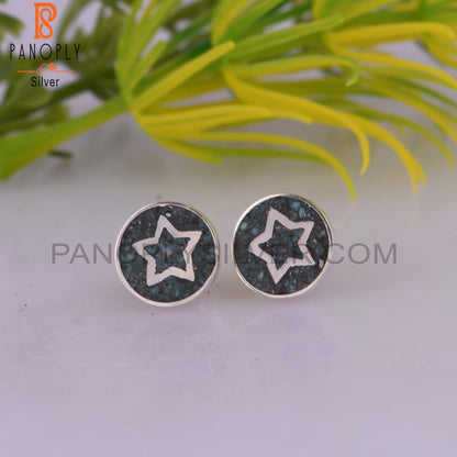 Arizona Turquoise 925 Silver Earrings Gift For Christmas