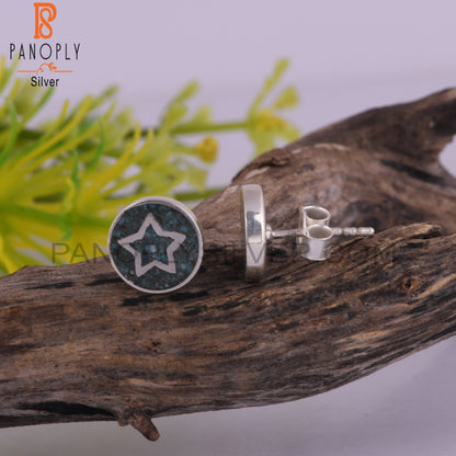 Arizona Turquoise 925 Silver Earrings Gift For Christmas