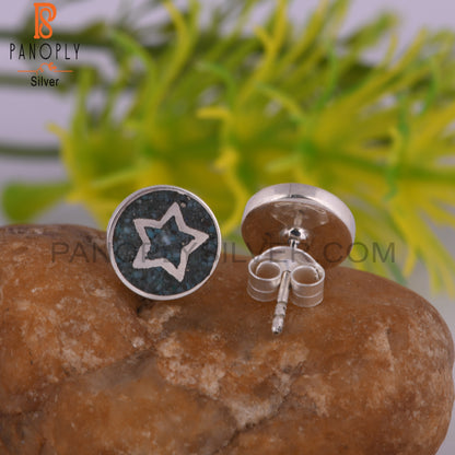 Arizona Turquoise 925 Silver Earrings Gift For Christmas