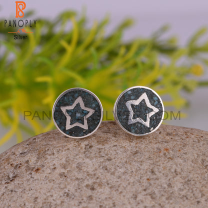 Arizona Turquoise 925 Silver Earrings Gift For Christmas