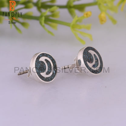 Arizona Turquoise 925 Sterling Silver Women Stylish Earrings