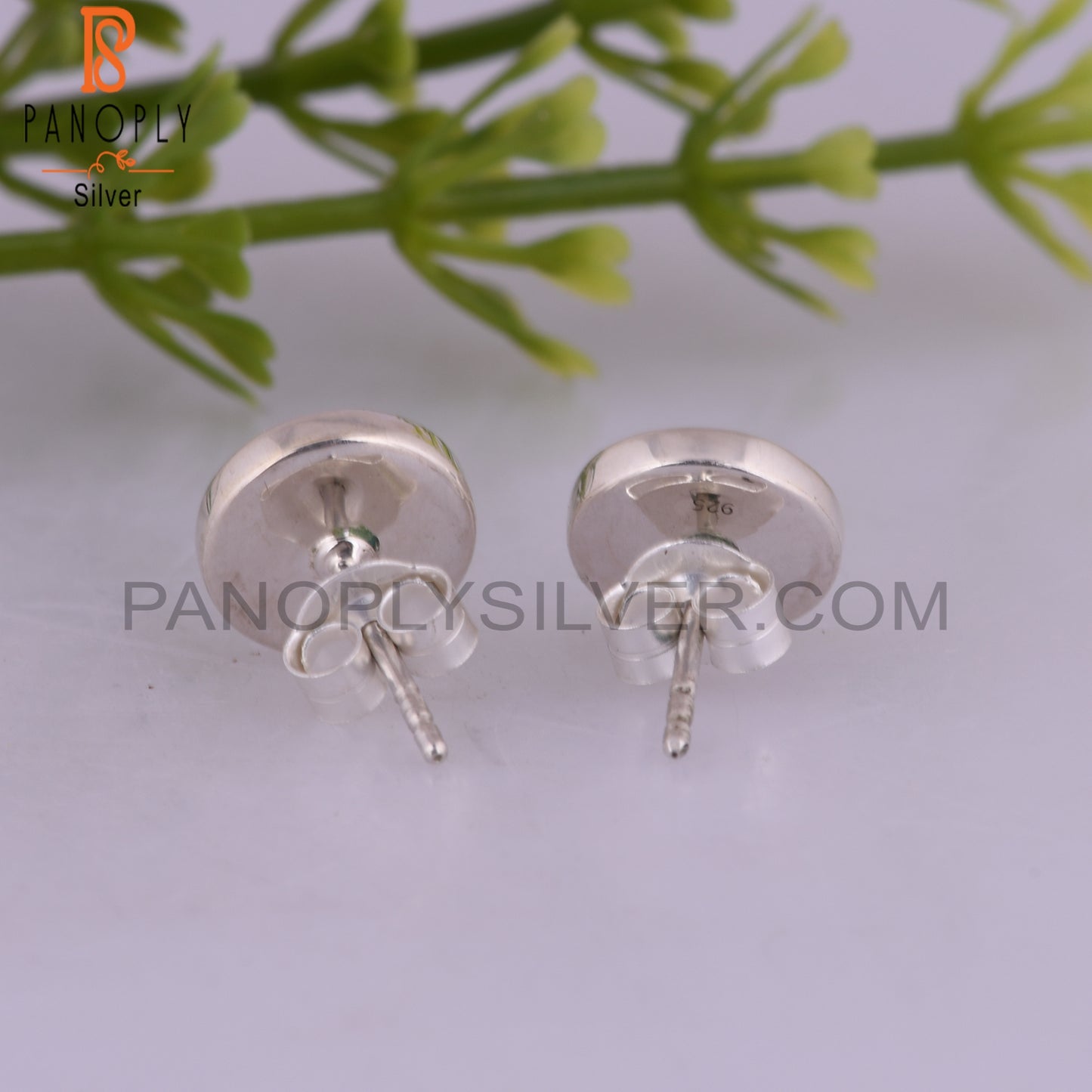 Inlay Malachite 925 Sterling Silver Earrings