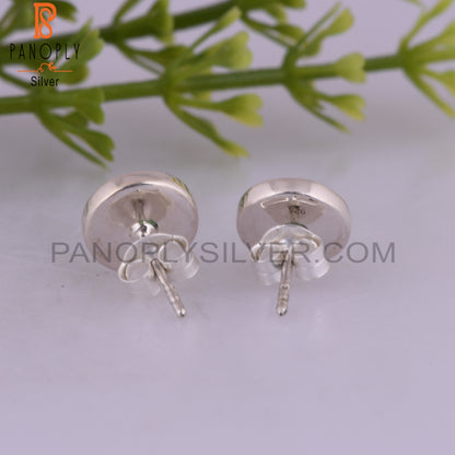 Inlay Malachite 925 Sterling Silver Earrings