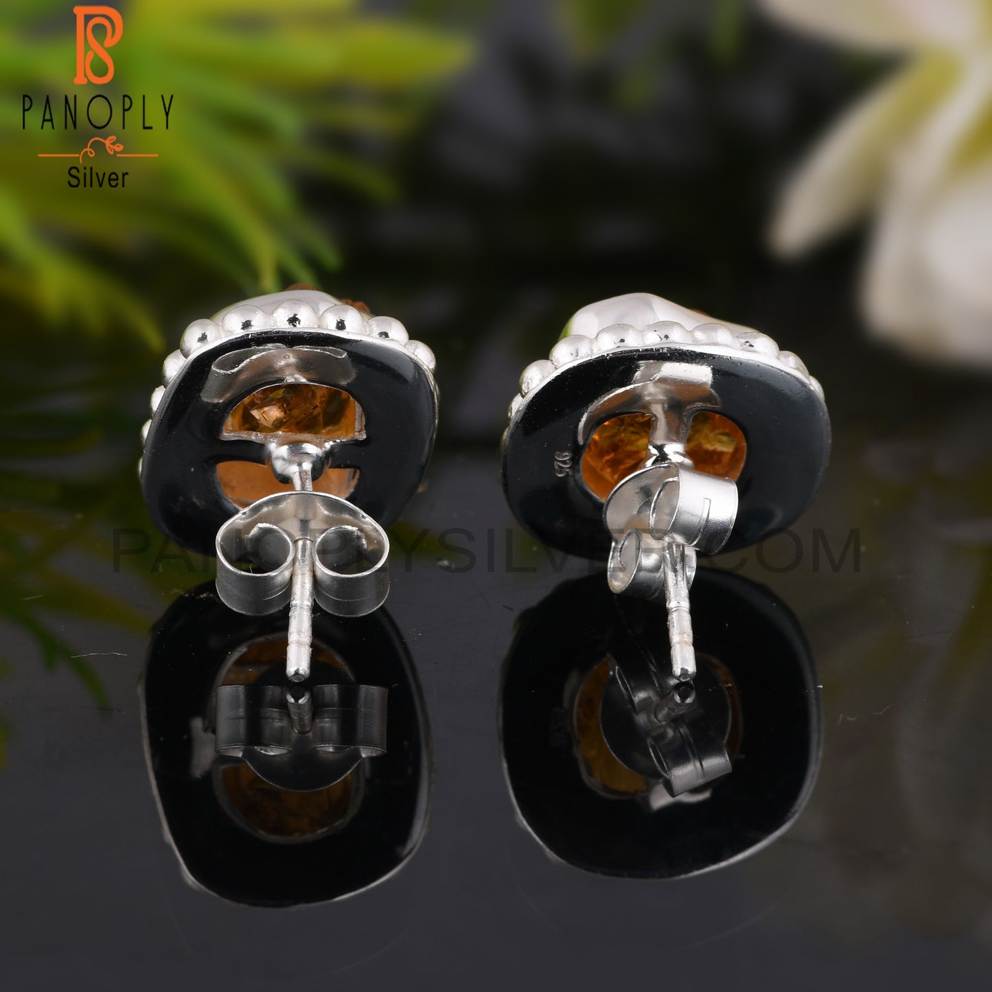 Citrine 925 Sterling Silver Earrings
