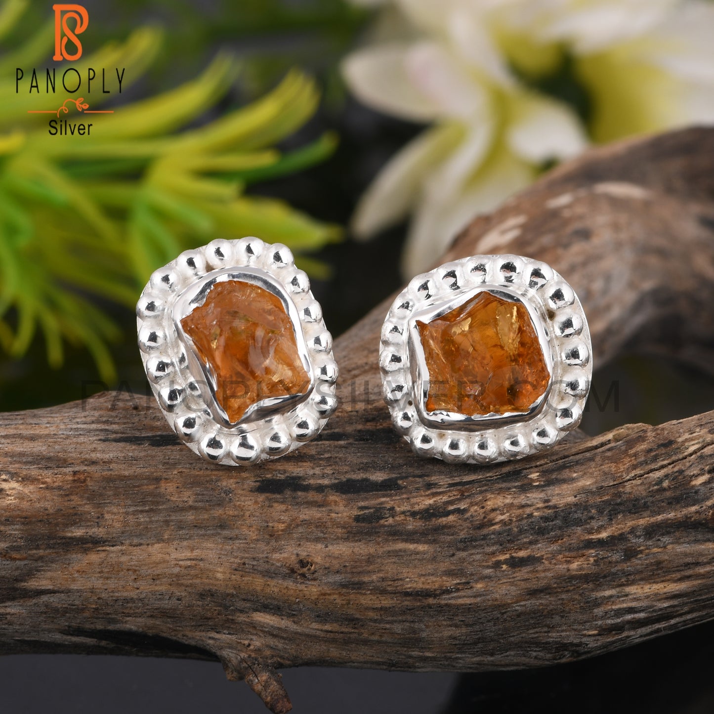 Citrine 925 Sterling Silver Earrings