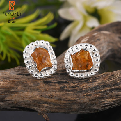 Citrine 925 Sterling Silver Earrings
