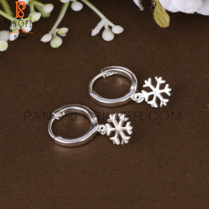 Floral 925 Sterling Silver Earrings